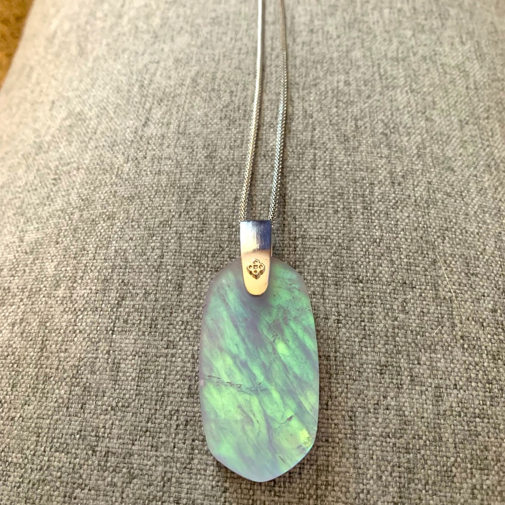 Kendra Scott Inez Pendant Necklace Matte Dichromic